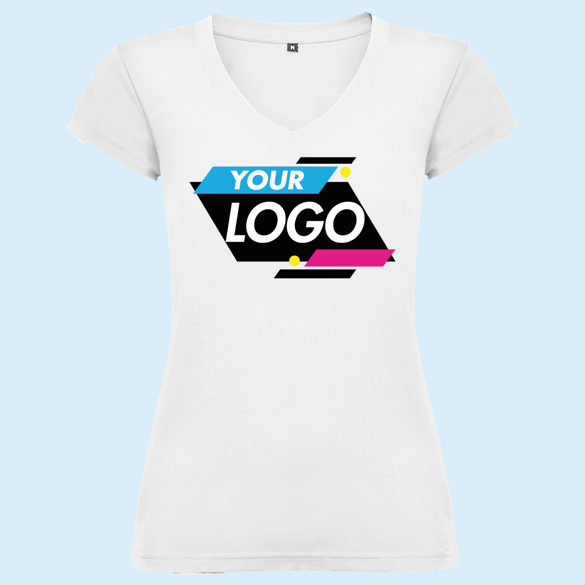 Custom V-neck T-shirt For Women