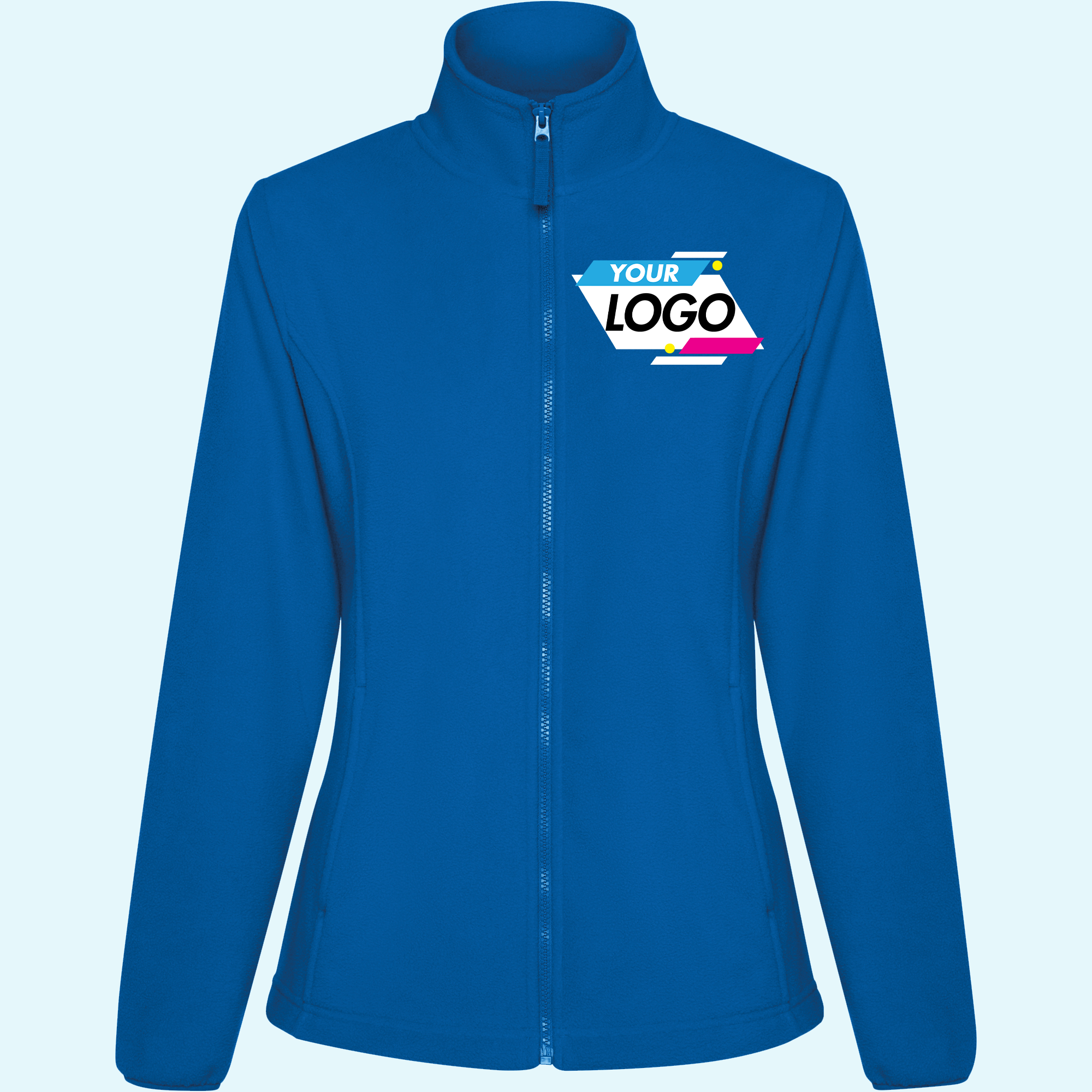 Woman's Fleece Jacket With Front Zip