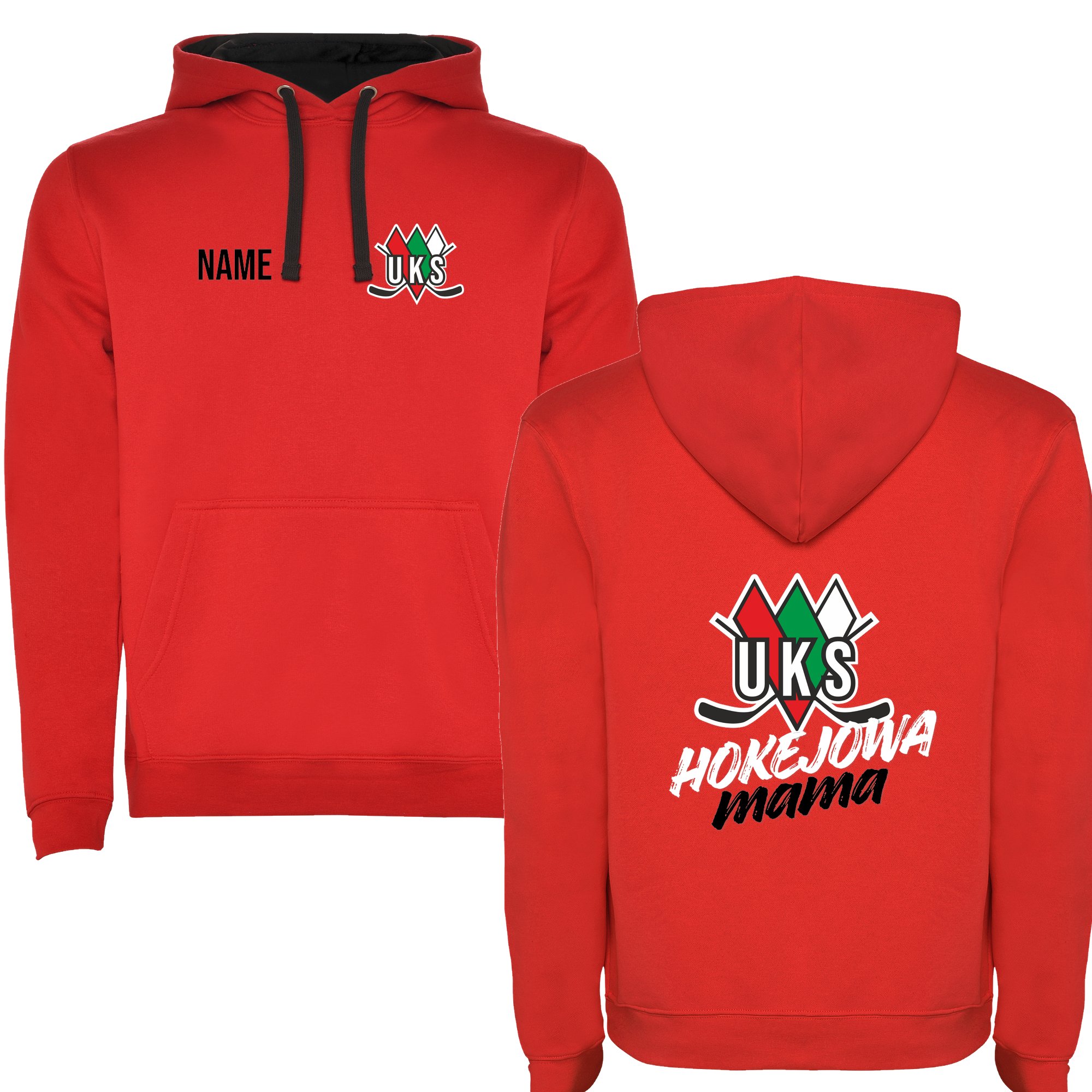 Bluza - hokejowa mama (czerwona, zielona)